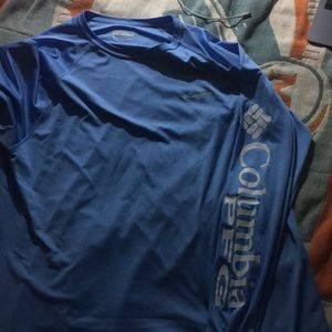 Blue Columbia PFG Shirt